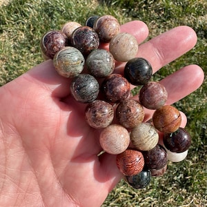 1000 Layer Garden Quartz Bracelet with 15mm beads
