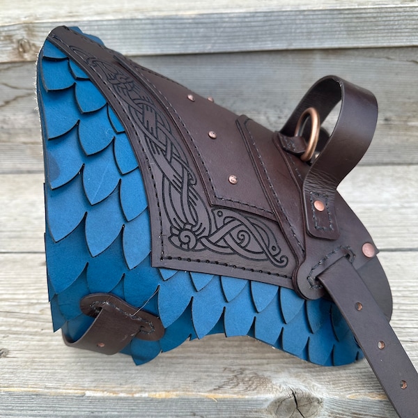 Dagmar Leather Dog Harness Armor