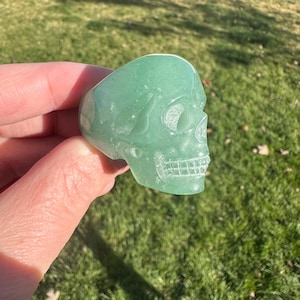 Crystal Stone Skull Bangle Rings