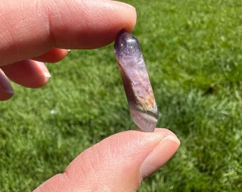 Small Dream Amethyst Double Terminated Crystal Carving, DT