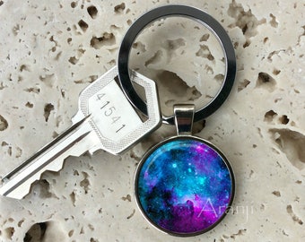 ★BLACK PURPLE☆Robo Link Chain Keyring Toyota 4Runner Purple Teardrop Key Chain Official Licensed
