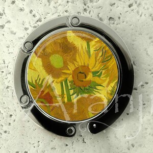 Van Gogh Sunflowers purse hanger, tabletop purse hanger, purse hanger, purse hook, Sunflowers purse hook, Van Gogh purse hanger, AR157PH