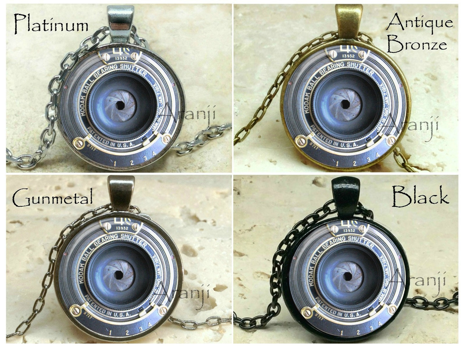 Orecchini Pendente A Forma Di Macchina Fotografica Vintage, Miniblings, Neri, In Plastica, 18 Mm, Anallergici, Fatti A Mano In Germania