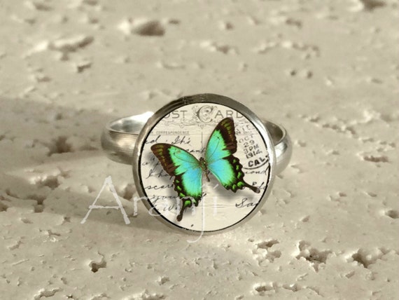 Green butterfly best sale ring