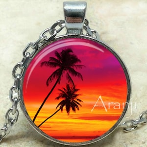 Sunset Garden Scarf Necklace main image 0