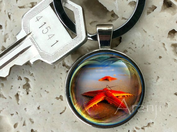 Starfish keychain sale