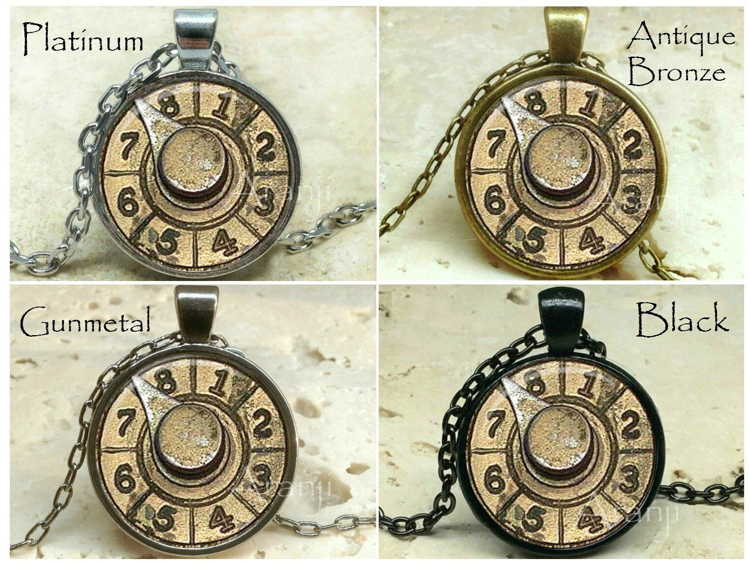 ◆VINTAGE HOLLYWOOD◆ Porte Love Lock Necklace VH2379NE001B Monica Vinader 18ct Gold-Plated Vermeil Silver Heart Padlock