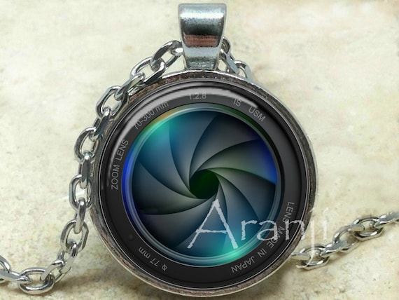 Buy Camera Lens Art Pendant, Camera Necklace, Camera Jewelry - Main Image