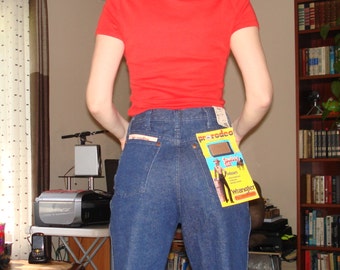 Vintage 1990s Prorodeo Wrangler NWT nos dead old stock denim womens jeans waist 28" size 12/ nowadays 4