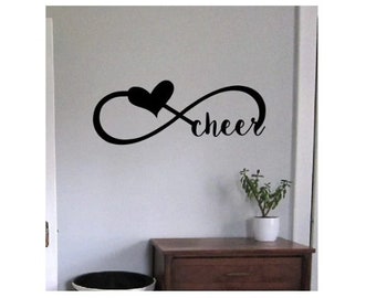 Boodecal Sport Series Cheerleader Silhouette Quote Wall Decal Mural Sticker Decor for Nursery Bedroom Living Room 41*16 Inches 41*16 Inches Boodecal Sport Series Cheerleader Silhouette Quote Wall Decal Mural Sticker Decor for Nursery Bedroom Living Room 41*16 Inches 41*16 Inches
