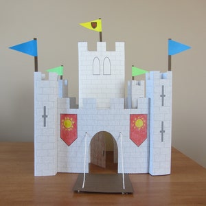 Paquete Castillo y Fortaleza: Manualidades en papel imprimibles