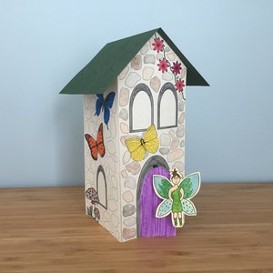 Fairy House Printable Papercraft