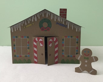 Gingerbread House Printable Papercraft