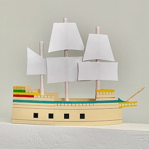 Mayflower Printable Papercraft