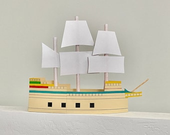 Mayflower Printable Papercraft