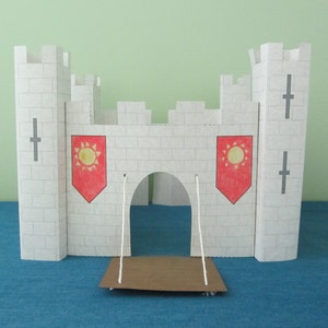 Castillo de papel imprimible