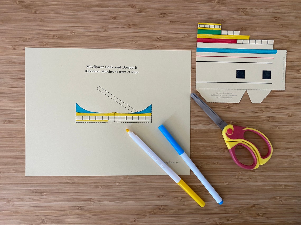 Mayflower Printable Papercraft - Etsy