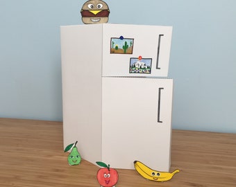 Fridge & Food Printable Papercraft