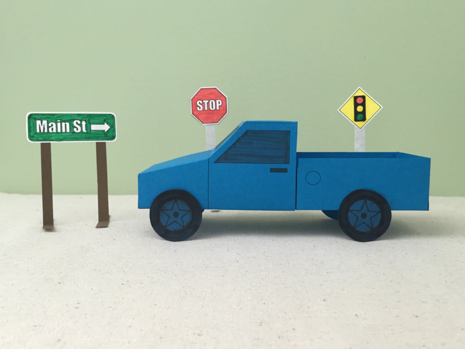 3D Paper Truck Craft Instant Download Template Etsy 3D Paper Truck Craft Instant Download Template Etsy
