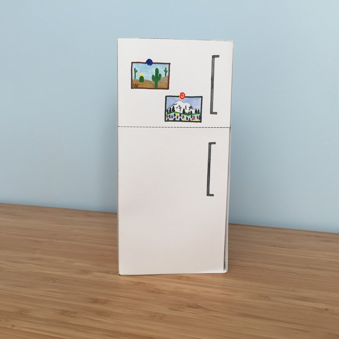 Paper Fridge & Food Printable Papercraft Etsy Canada