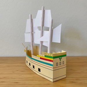 Printable Mayflower Craft