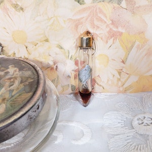 Vintage Bourjois Evening in Paris Parfum Splash Clear Purse Flacon Vial - Made in France