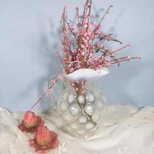 Fenton Coin Dot Vase - Etsy