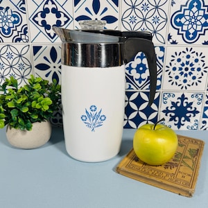 Corning Ware 6カップ パーコレーター ビンテージ Vintage Corning Ware Percolator Parts for 6 Cup Stovetop