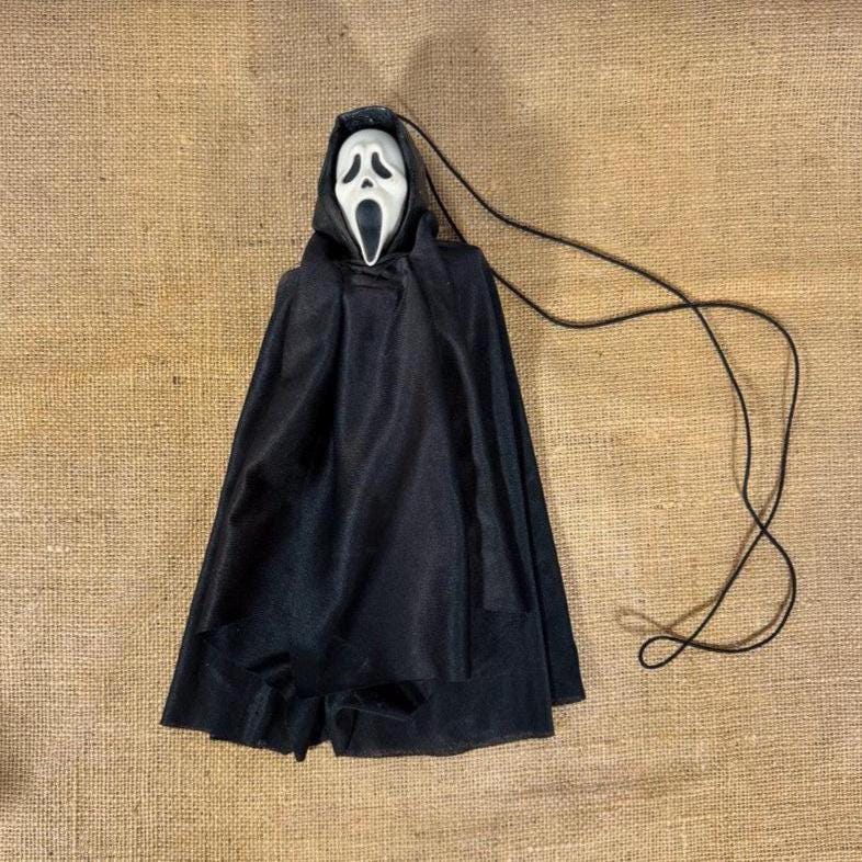 Scream Horror-Kostüm Für Kinder (Größe Mittel) – Mit Overall, Kapuze & Maske