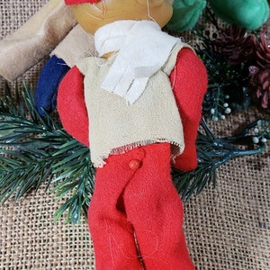 Lot of 3 Vintage Knee Huggers Christmas Elves Pixies Japan Shelf Sitter Ornaments image 5