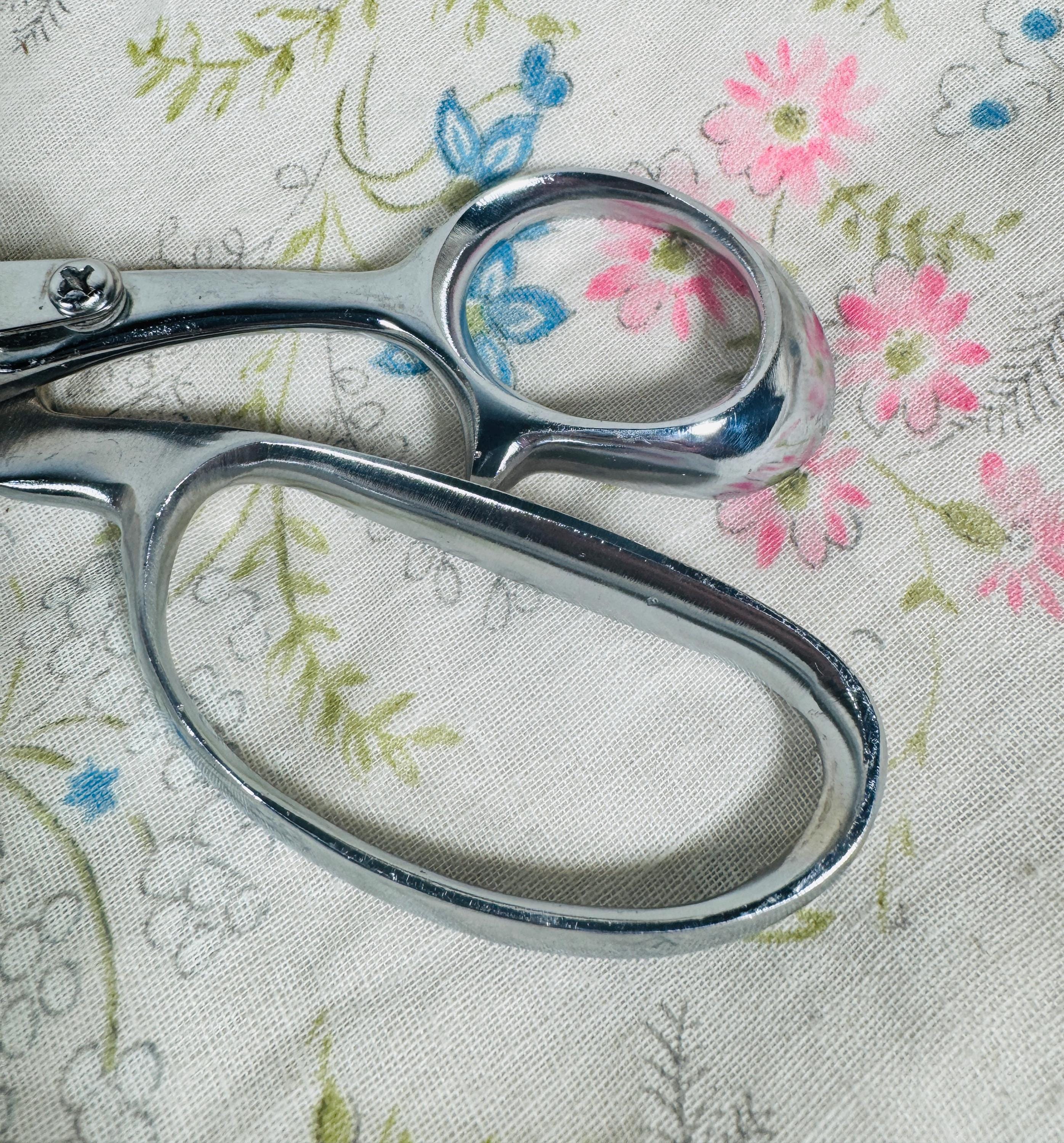 Vintage Griffon No. 8 Pinking Shears – Chrome Plated – Original