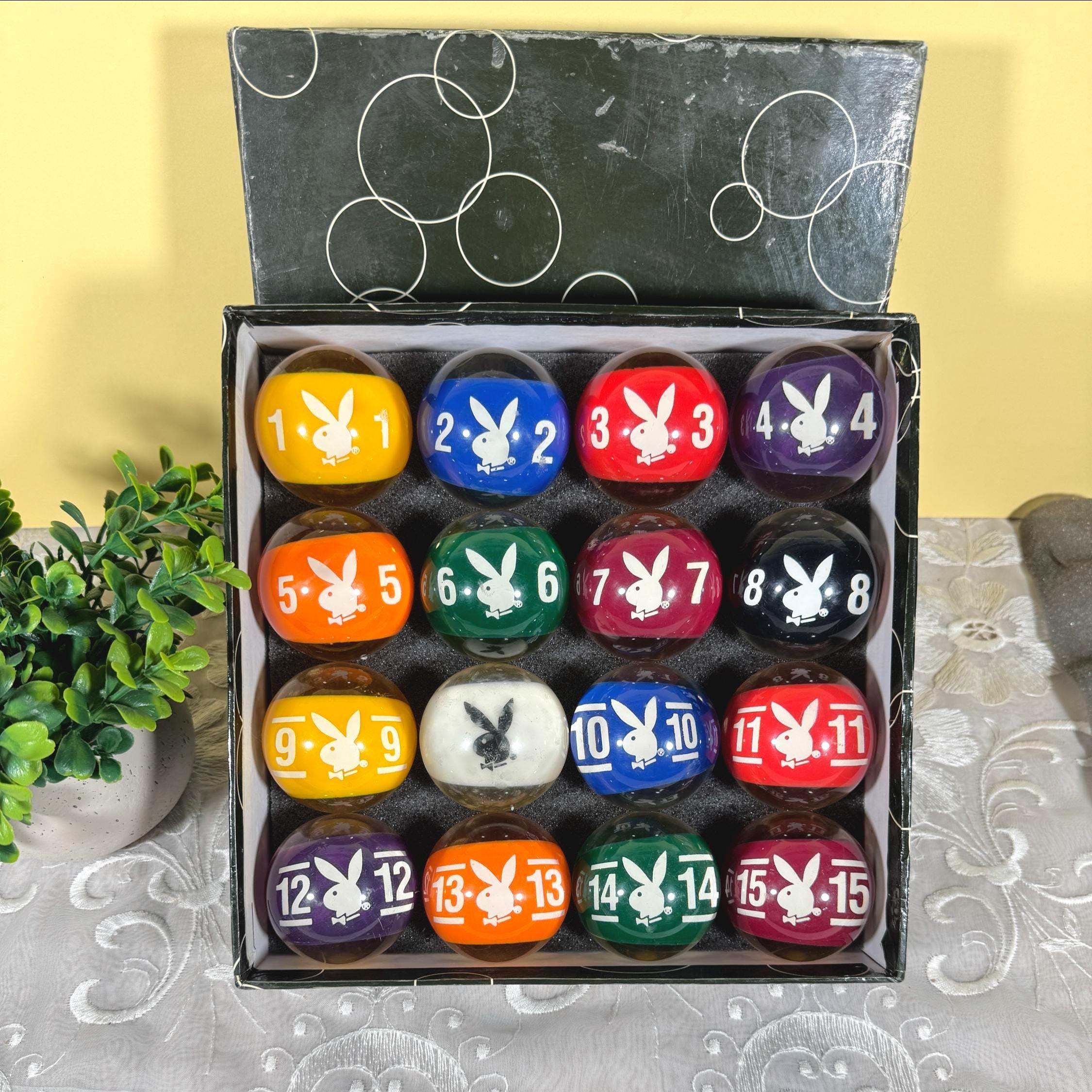 PLAYBOY プレイボーイ ビーチボール 65cm 未開封 Vintage EPCO Playboy Bunny Clear Acrylic Billiards Pool Balls
