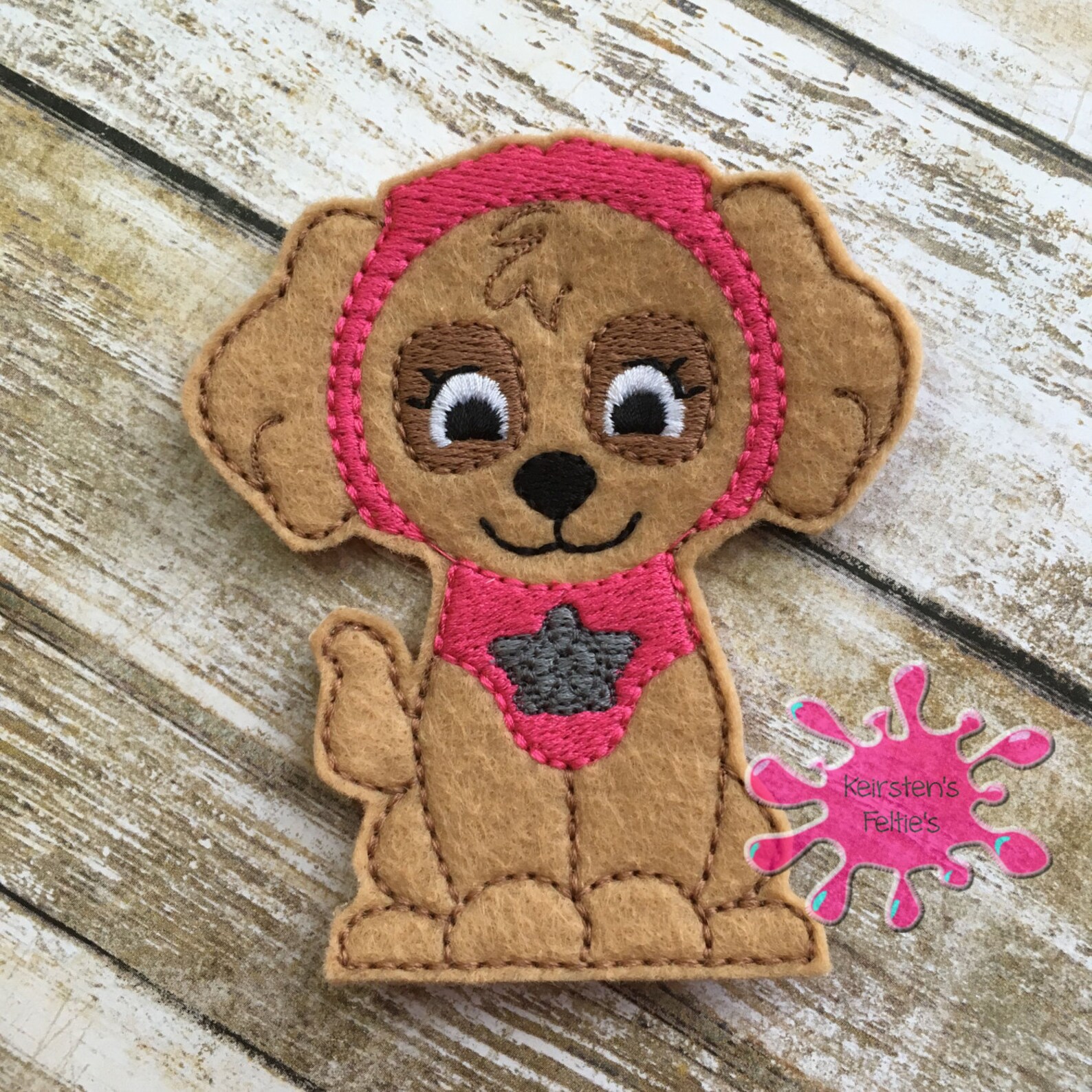 Puppy Puppets Embroidered Felt Puppets / Finger Puppets / Etsy Canada
