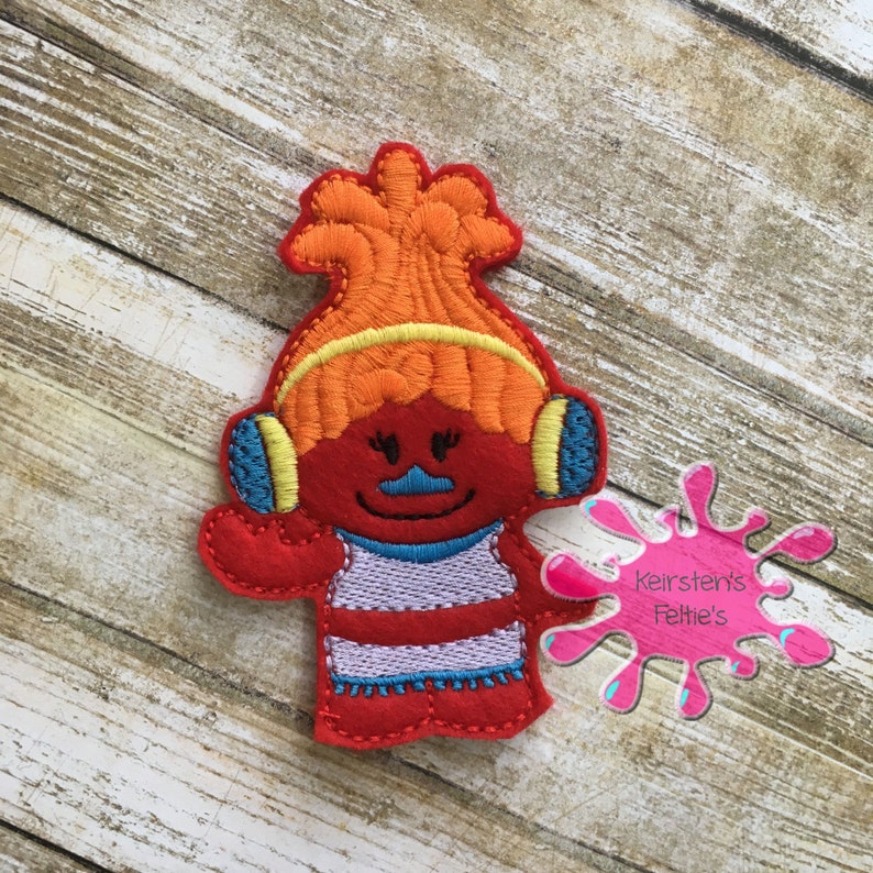 Troll Embroidered Felt Puppets / Finger Puppets / Felt Toys/ Etsy Canada
