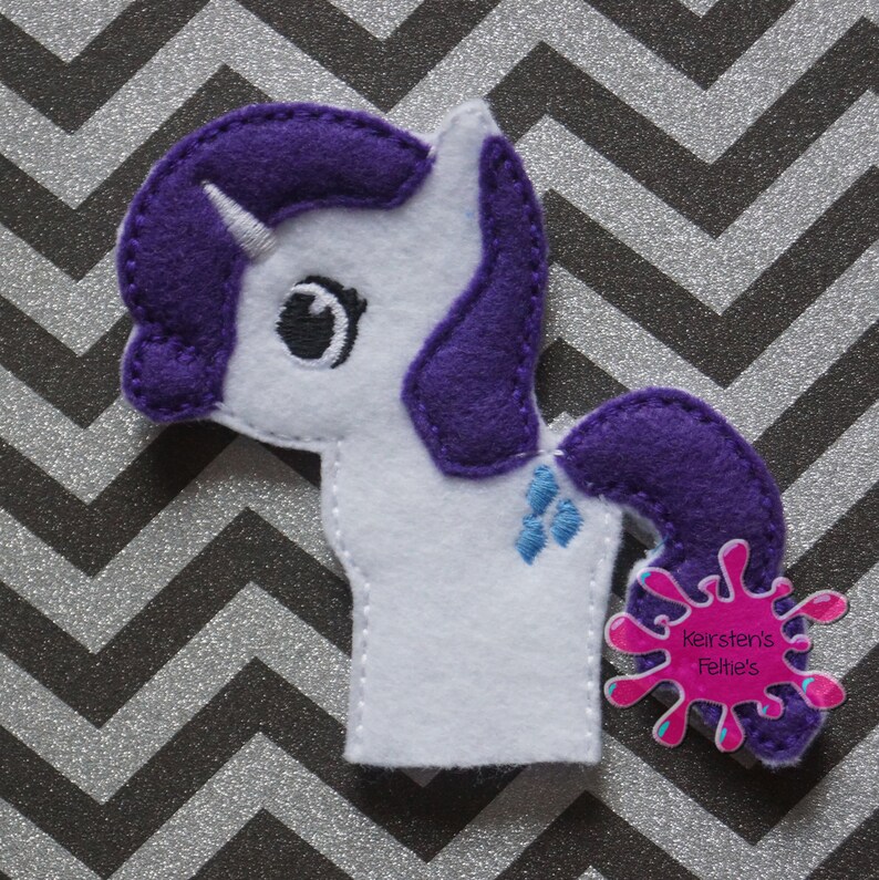 Pony Puppets embroidered felt puppets / finger puppets / Etsy