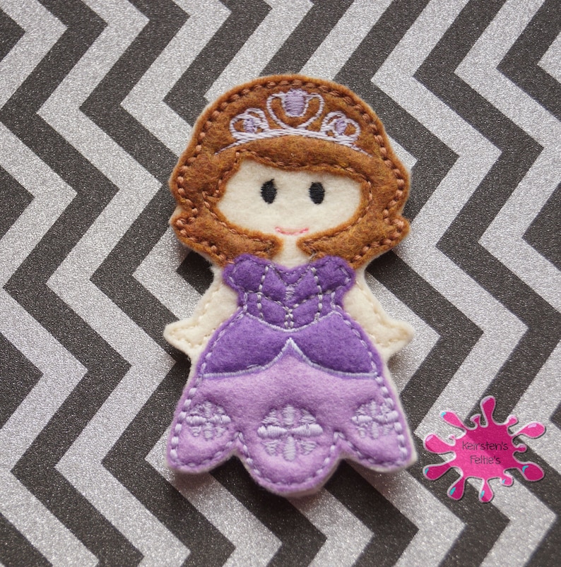 Princess Puppets Embroidered Felt Puppets / Finger Puppets / Etsy Canada