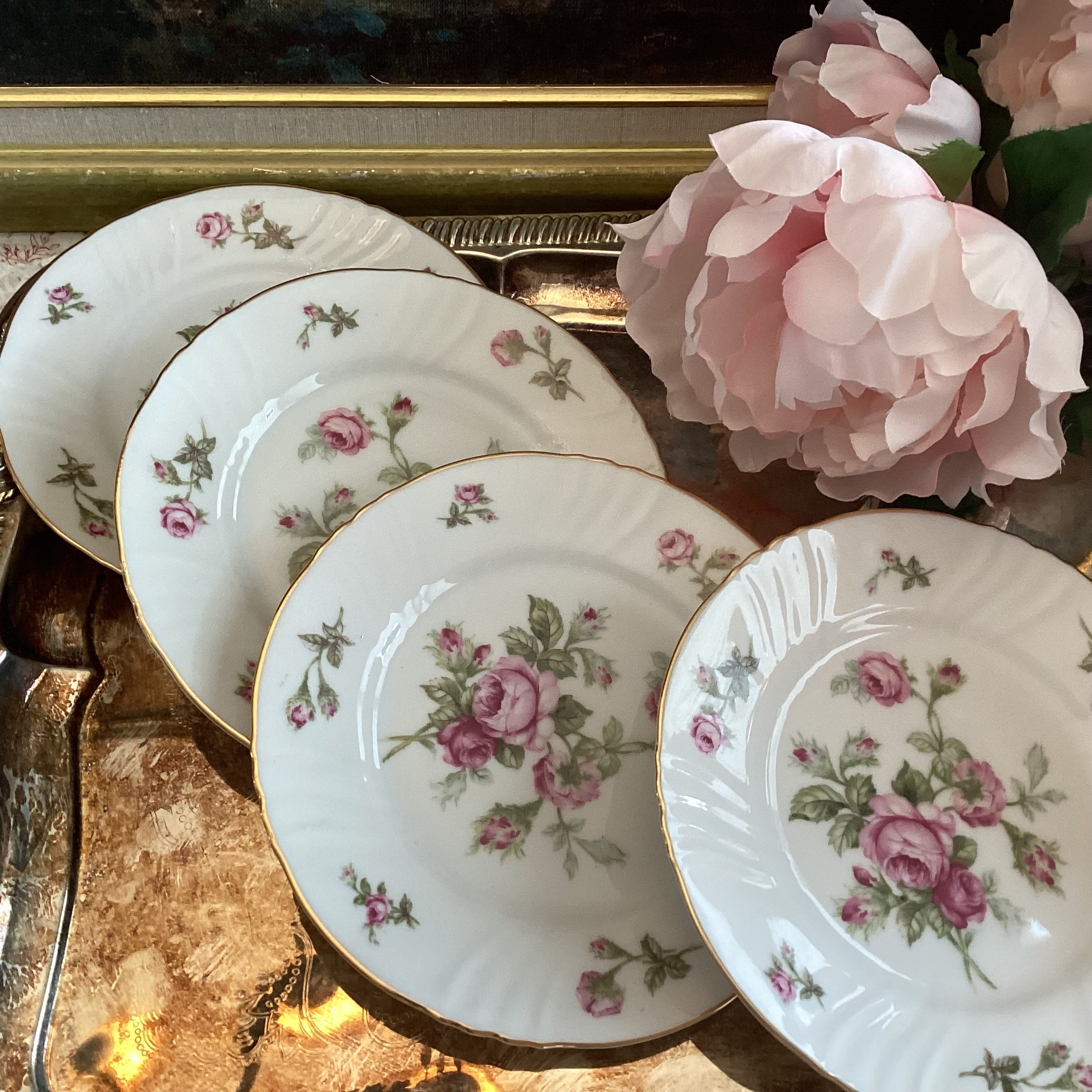 未使用品 希少リモージュボックスHAVILAND 繊細ローズ柄 Haviland Green Roses - Etsy