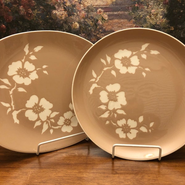 Vintage Harkerware Dogwood Tan Cameo Ware Choice Of Sizes