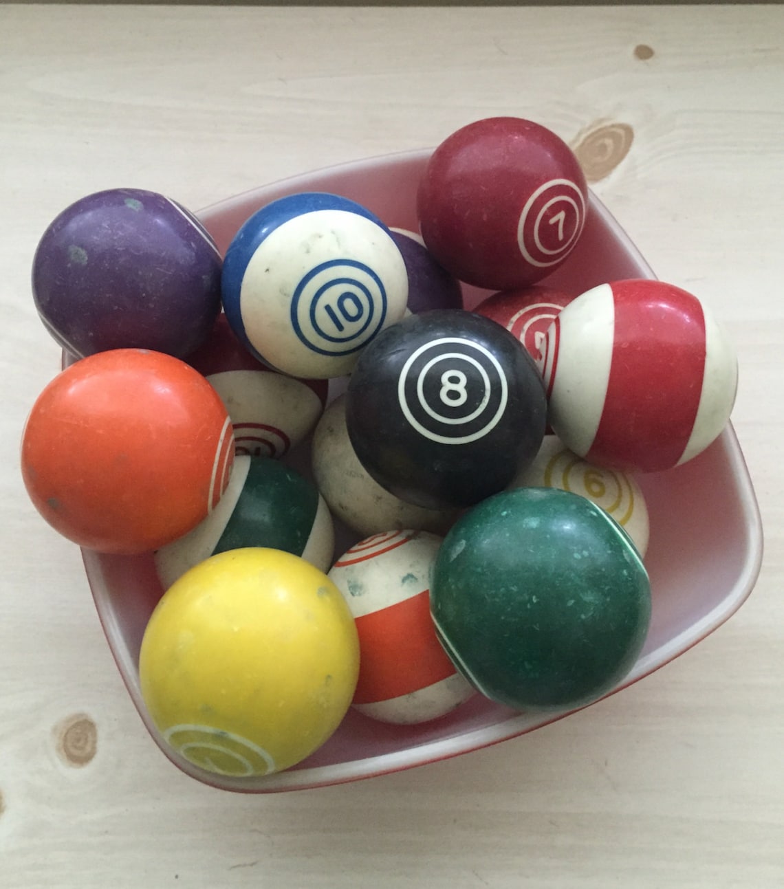 Vintage Pocket Billiard Balls LA DECALITE Pool Balls Froyennes Etsy