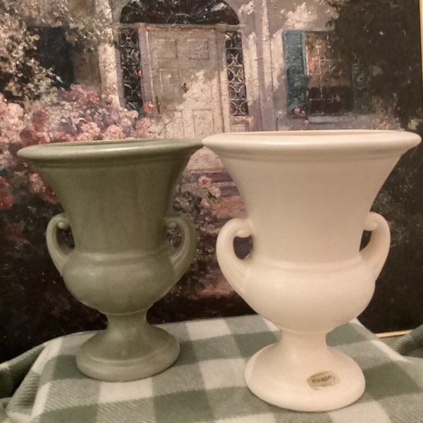 Vintage Haeger Pottery Urn Planters Made In USA Florist Supply Color Choice