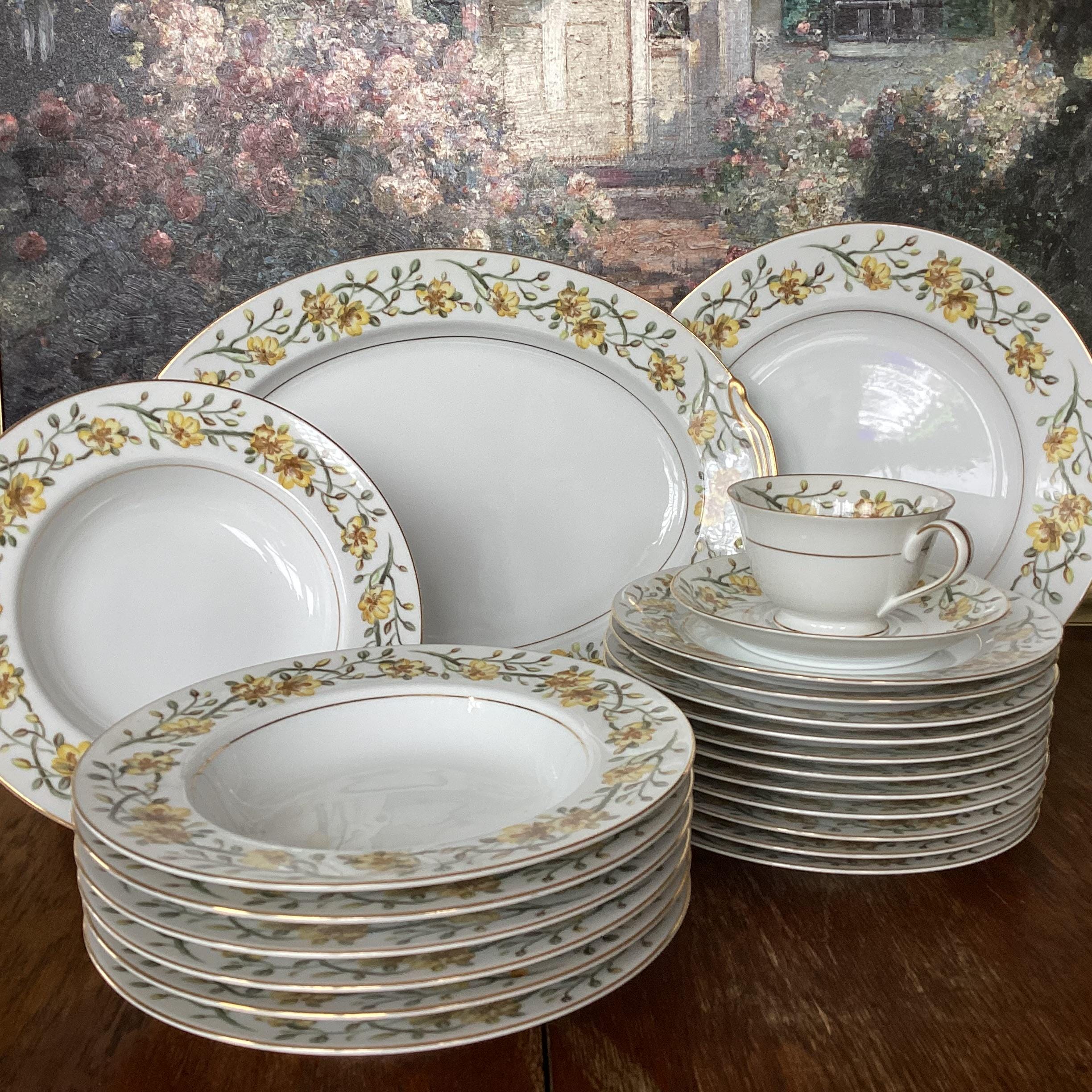 Yellow Flower Vintage China - Etsy