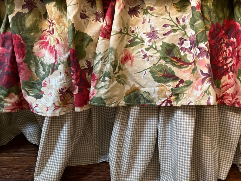 Vintage Ralph Lauren CONSTANCE Twin Dust Ruffle Rose Bed Skirt Etsy