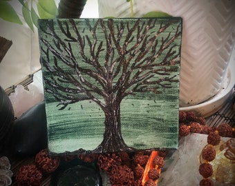 Falling Leaves Canvas Panel