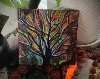 Flames Canvas Panel