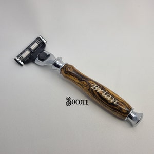 Mach 3 Razor Handcrafted in the USA Groomsmen Gifts Free Gift Box with Every Razor Bocote