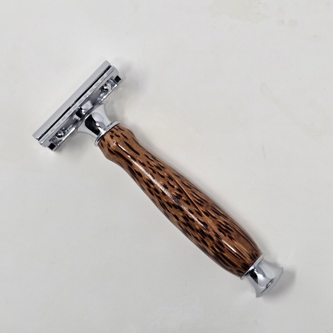 Bush Palm Razor Red Palm Wood DE Safety Razor - Etsy