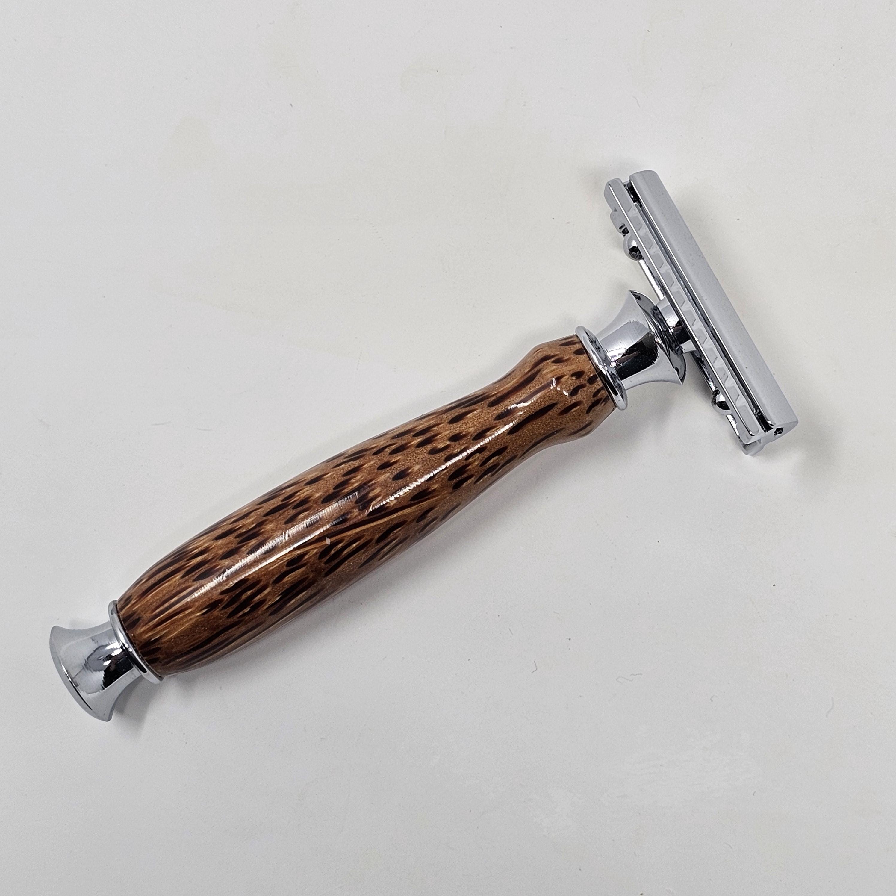 Red Palm Wood DE Safety Razor - Etsy