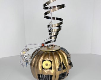 Medium/ Large Steampunk Halloween Pumpkin