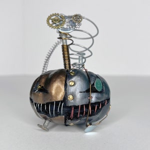 Small Steampunk Halloween Pumpkin