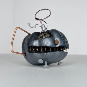 Small Steampunk Halloween Pumpkin